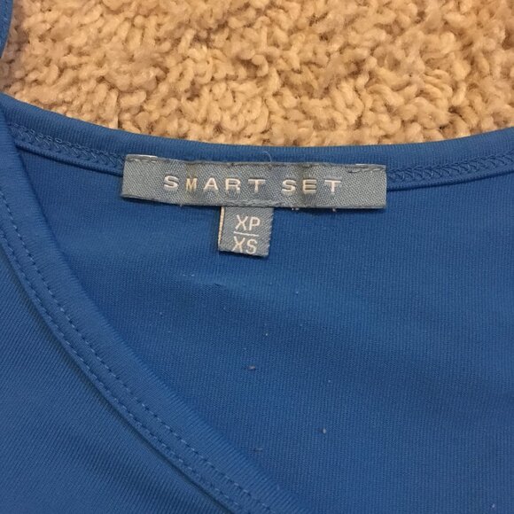 Bright Blue Basic Short Torso Camisole Tank Top - Picture 8 of 15